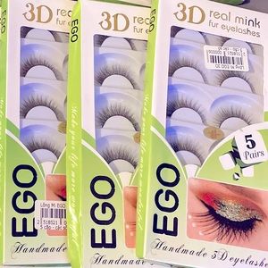 15 Pairs of Natural 3D Eyelashes